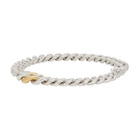 Bunney Silver and Gold Simple Chain Bracelet