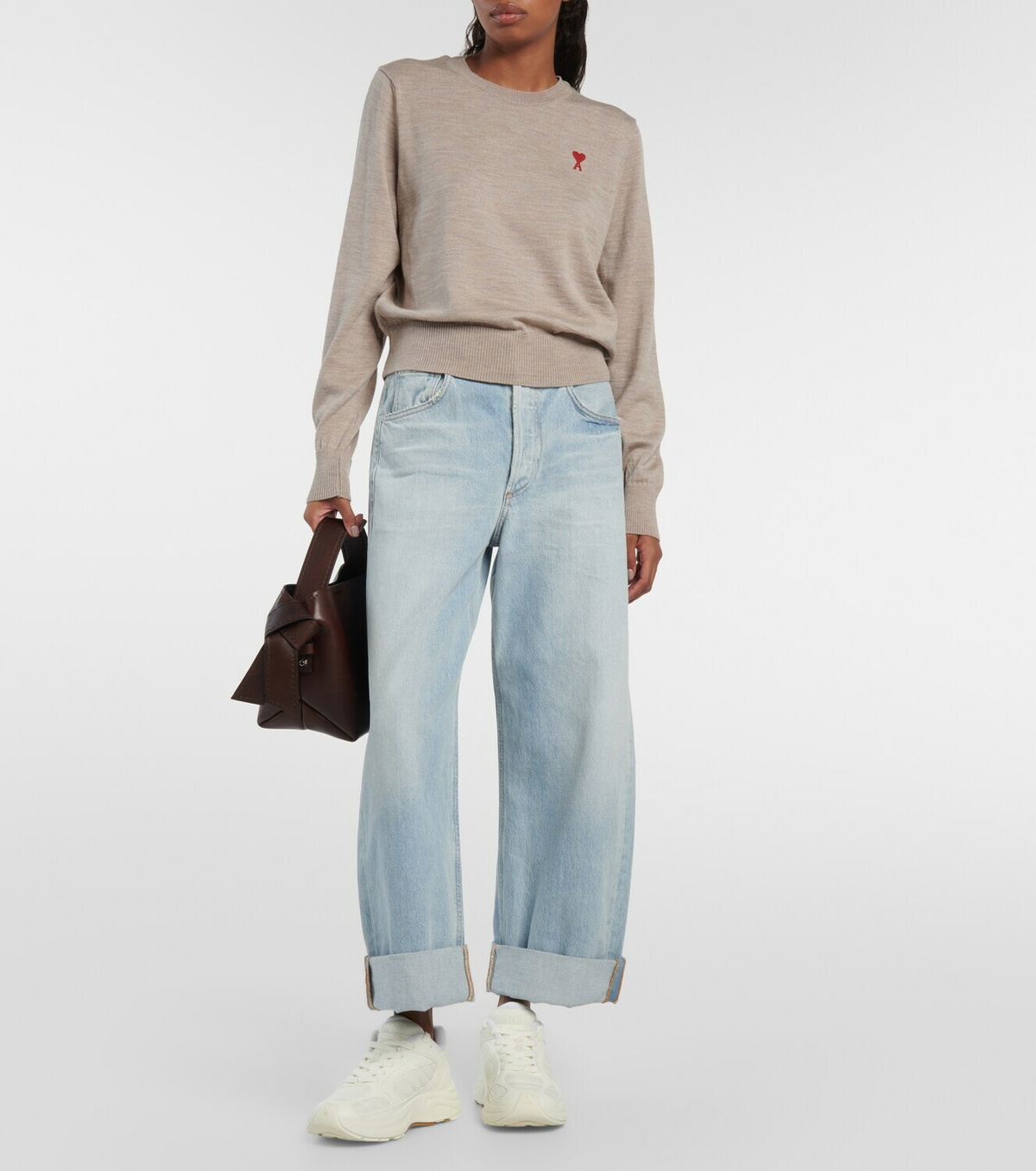 [AMI PARIS] アミ Sn2023 ロートップ スニーカー Ami Paris Ami Sn2023 low-top sneakers AMI