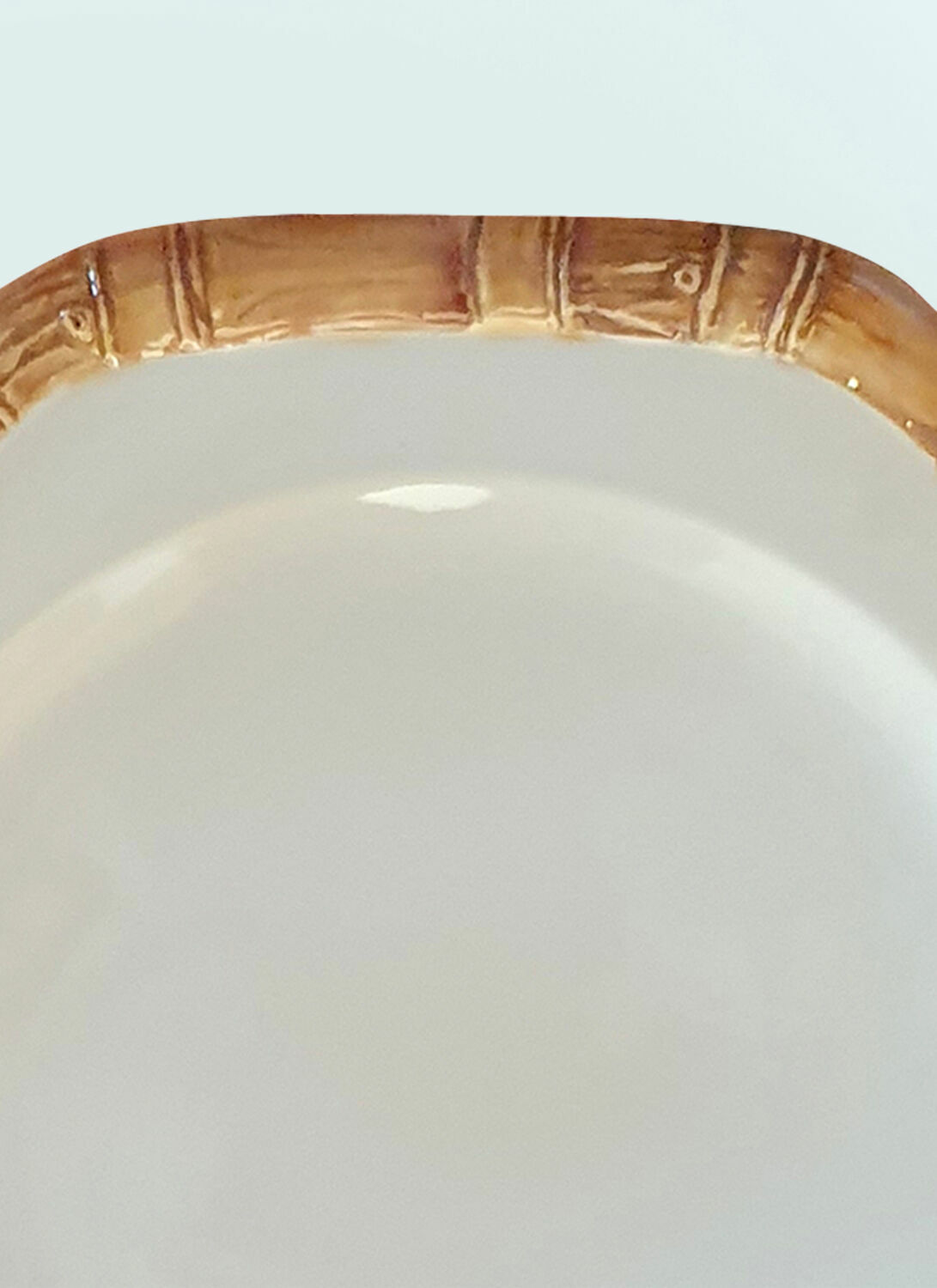 Les-Ottomans Set Of Two Bamboo Presentation Plates
