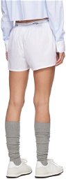 HommeGirls White Boxer Shorts