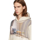 Undercover Beige Study Print Hoodie