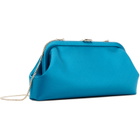 Jimmy Choo Blue Skylar Clutch