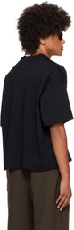 Karmuel Young Black Square Second Skin XY-Plane Vacuum T-shirt