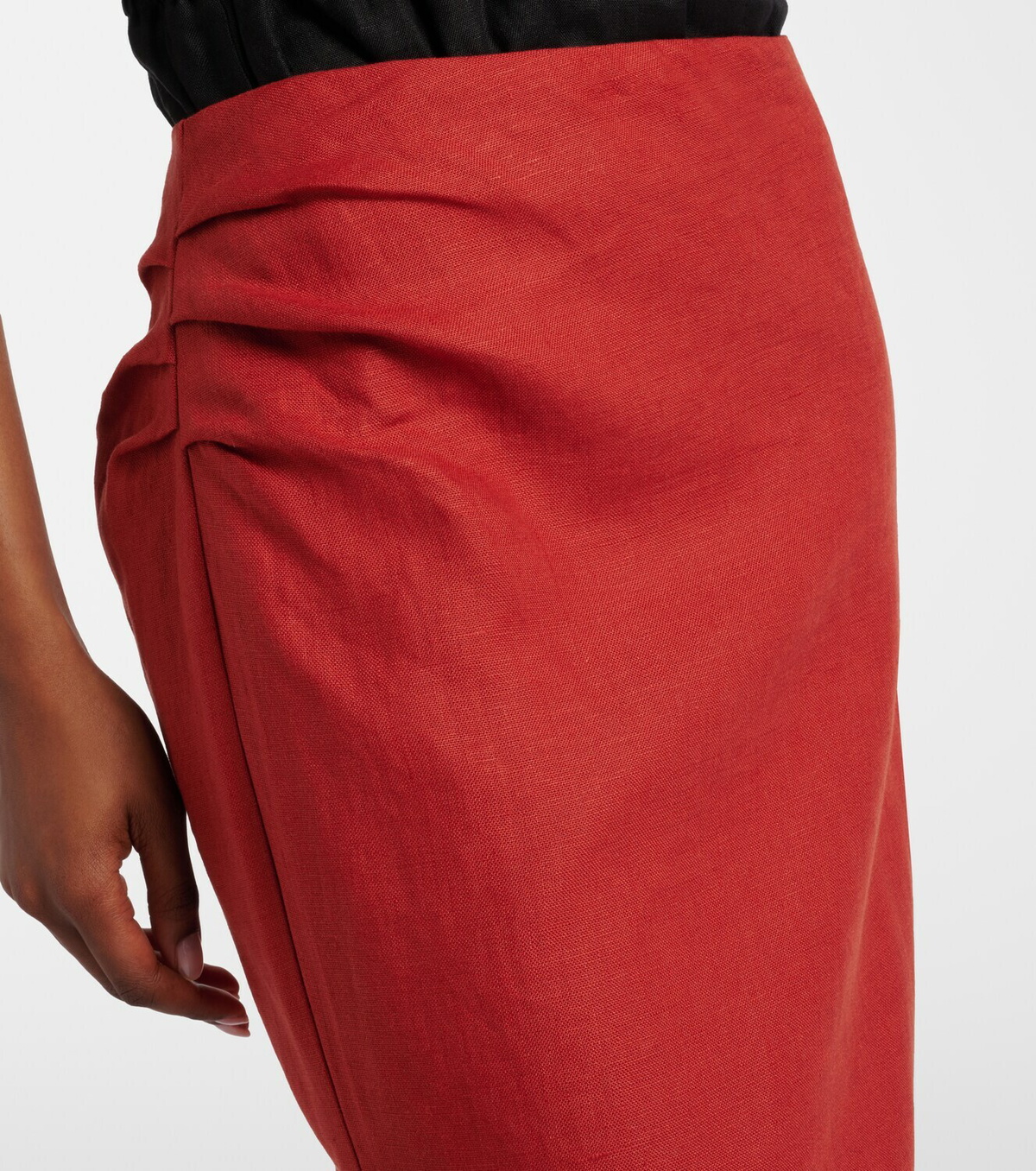 SIR Linen maxi skirt