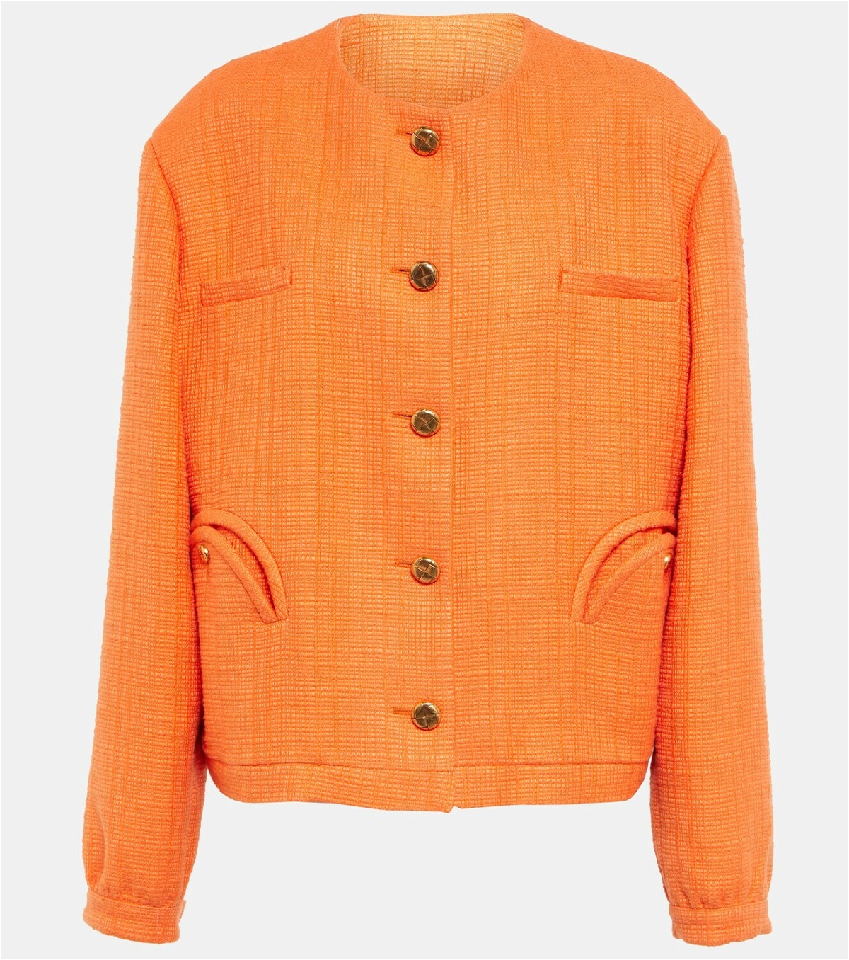 Blazé Milano Gliss Bolero cotton-blend jacket