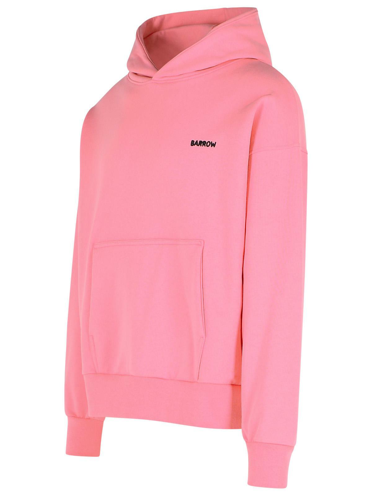 Barrow Pink Cotton Sweatshirt
