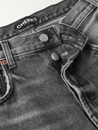 Cherry Los Angeles - Straight-Leg Distressed Jeans - Gray
