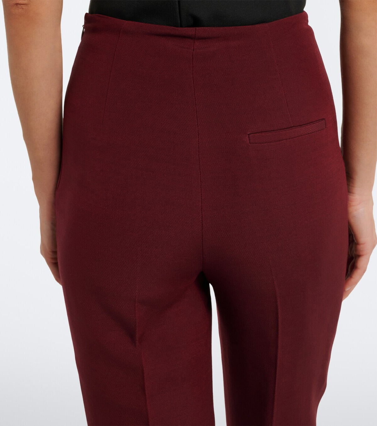 Roland Mouret Wool and silk wide-leg pants