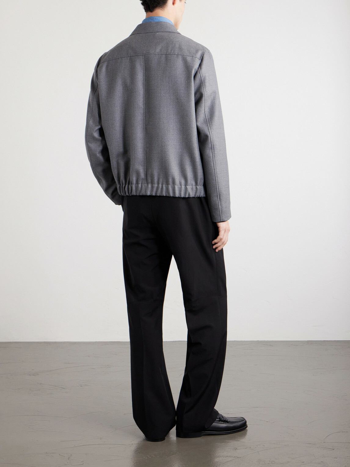 Slowear - Montedoro Il Primo Wool-Canvas Bomber Jacket - Gray