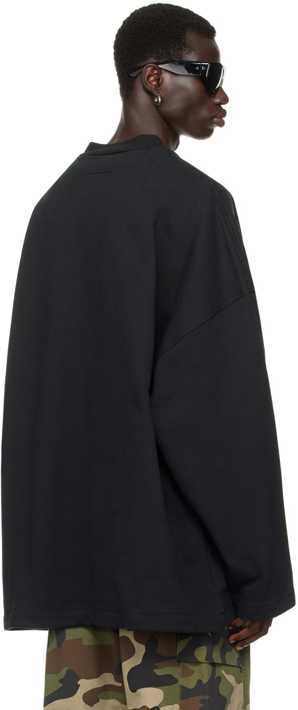 Fear of God ESSENTIALS Black Hockey Sweatshirt Fear Of God Essentials