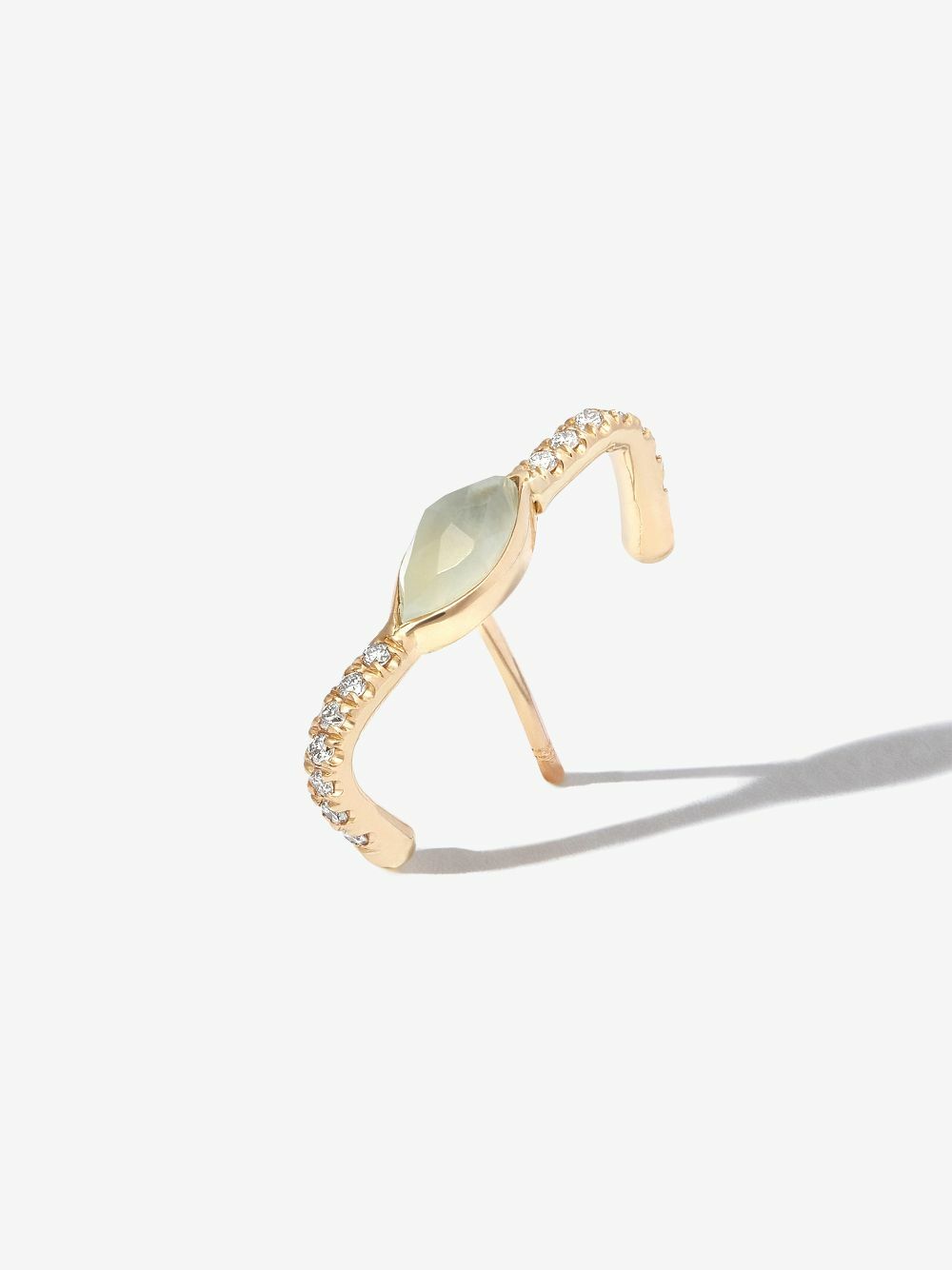 Jacquie Aiche 14K Yellow Gold Aquamarine Drop Earring
