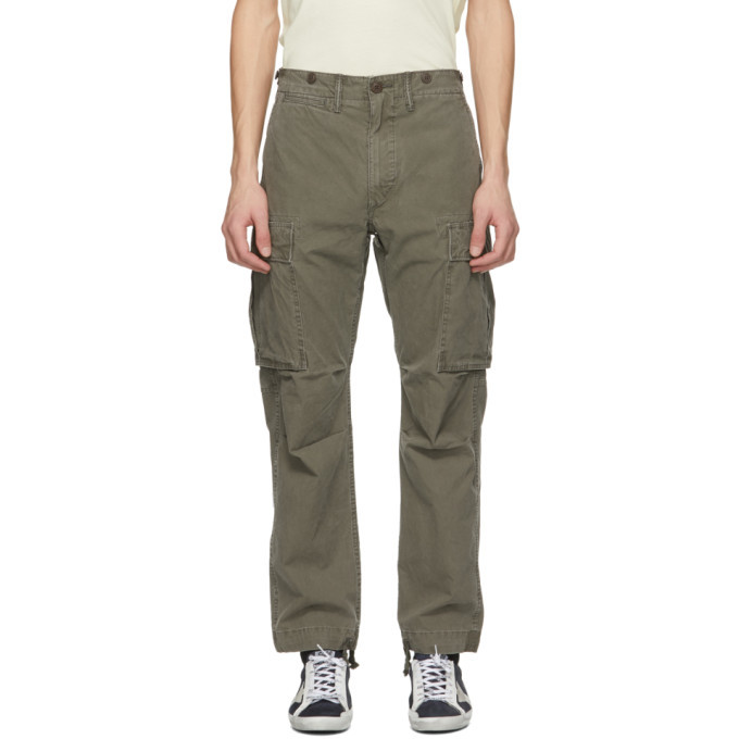 Photo: RRL Khaki Regular Fit Surplus Cargo Pants