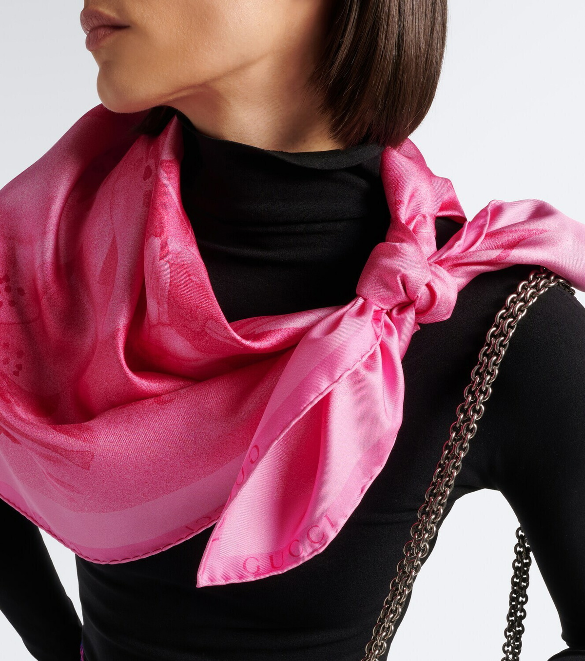 Gucci Gucci Flora silk twill scarf