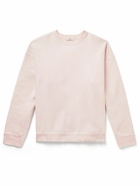 ATON - Garment-Dyed Cotton-Jersey Sweatshirt - Pink