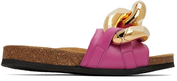 Photo: JW Anderson Pink Chain Slides