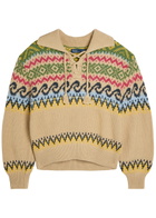 Polo Ralph Lauren Patterned Cotton-blend Jumper Multicoloured 1