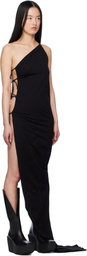 Rick Owens DRKSHDW Black Hollywood Taco Maxi Dress
