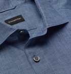 Ermenegildo Zegna - Slub Linen-Chambray Shirt - Blue