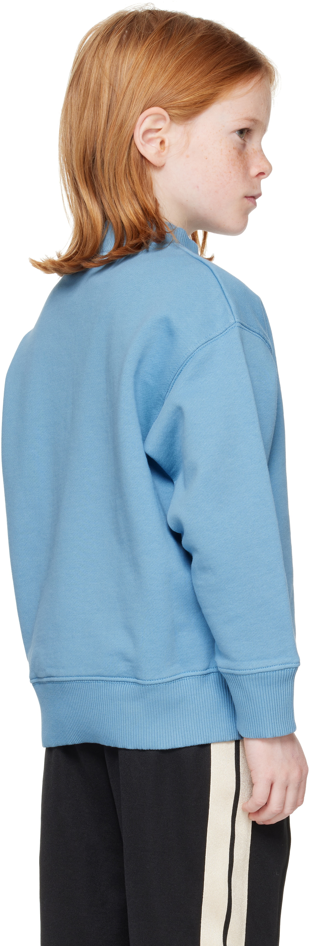 Palm Angels Kids Blue Bear Sweatshirt