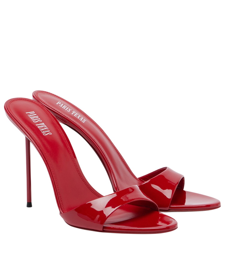 Photo: Paris Texas Lidia patent leather mules