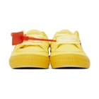 Off-White Yellow and Red Low Vulcanized Sneakers