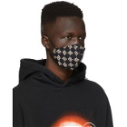 MISBHV Black Monogram Face Mask