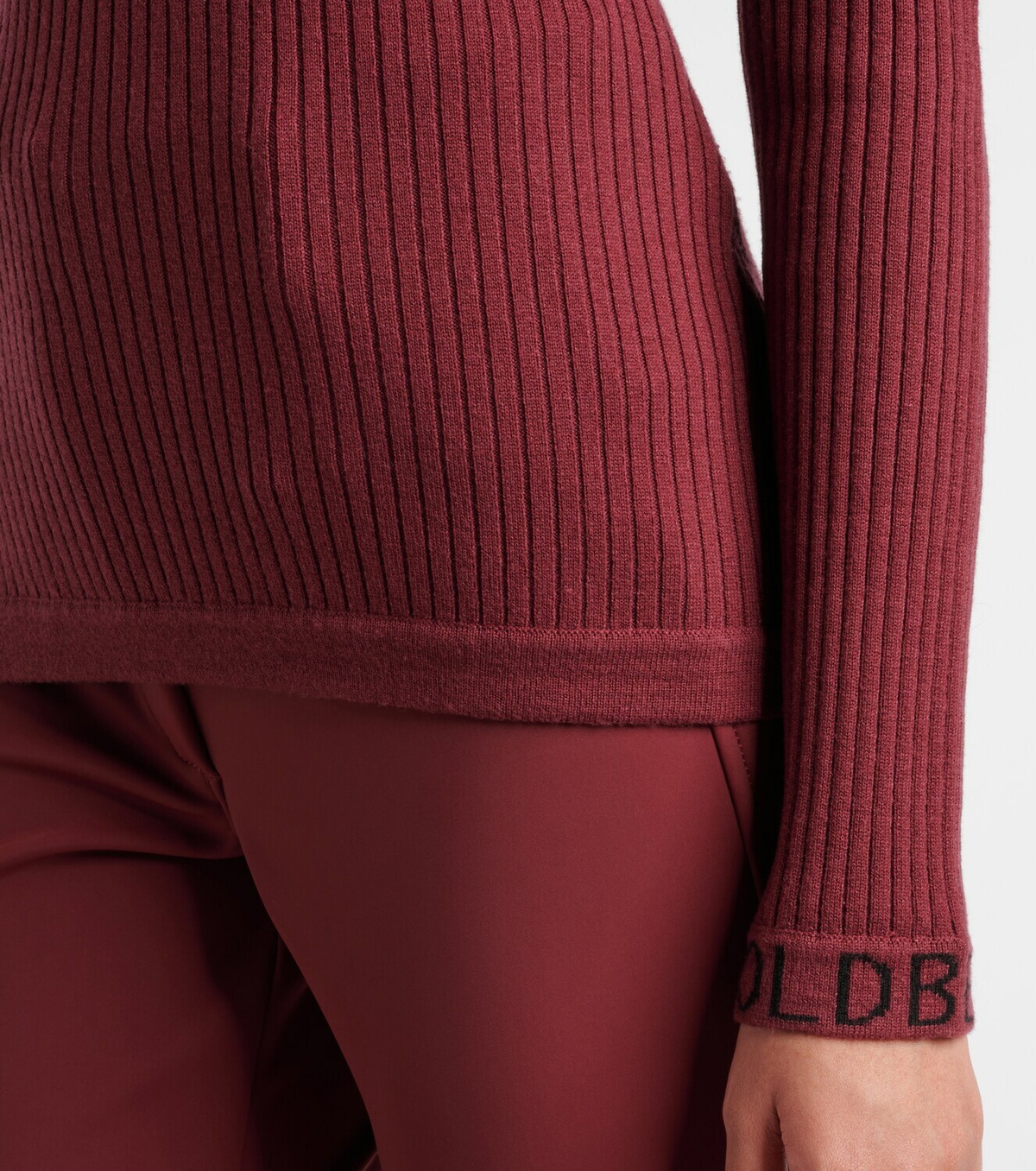 Goldbergh Mira ribbed-knit turtleneck sweater