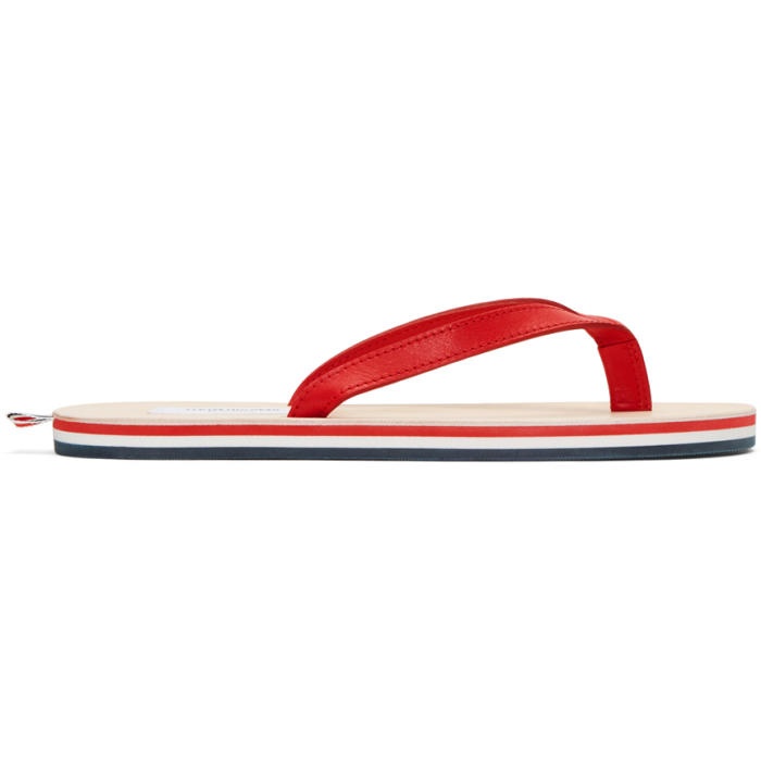 Photo: Thom Browne Red Leather Sandals