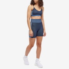 The Upside Women's Circular Knit Spin Short in Blue