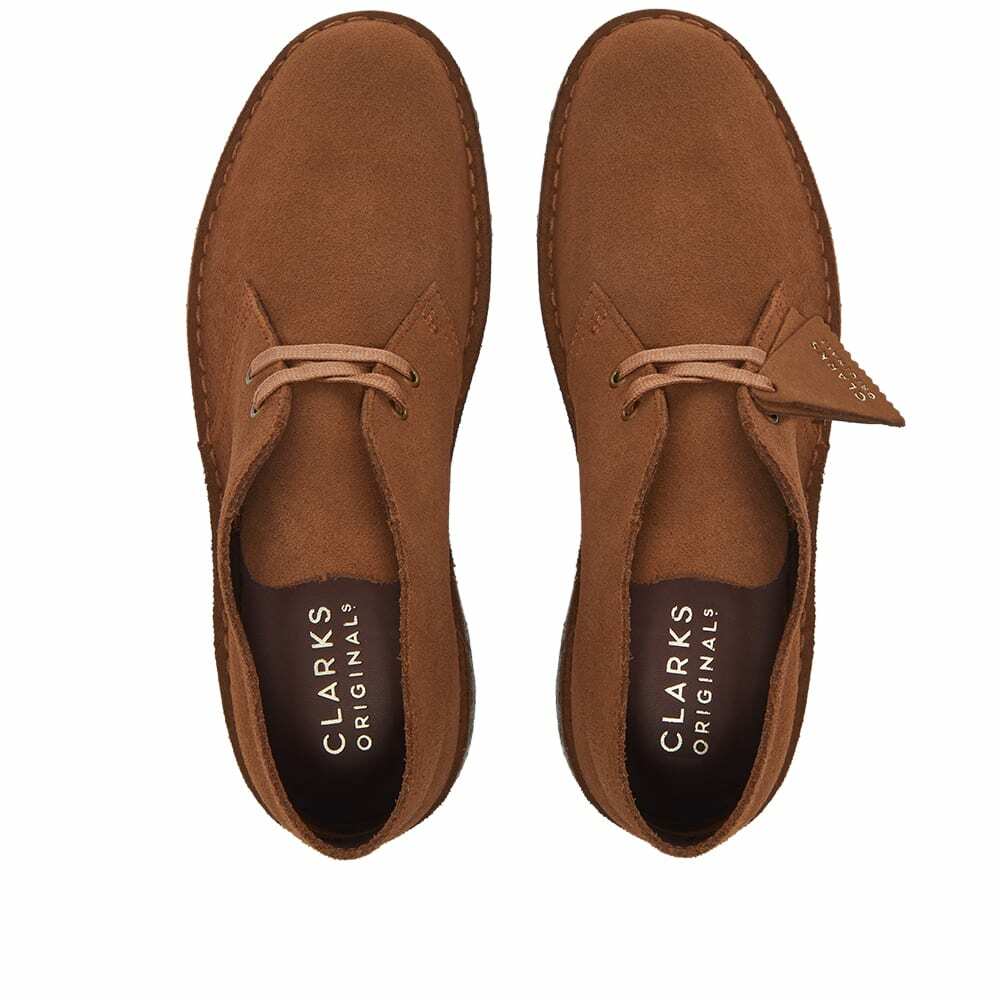 clarks desert cola suede