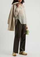 Day Birger ET Mikkelsen Yrsa Striped Chiffon Shirt Cream