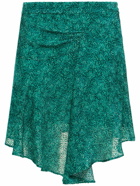 ISABEL MARANT Selena Printed Viscose & Silk Mini Dress