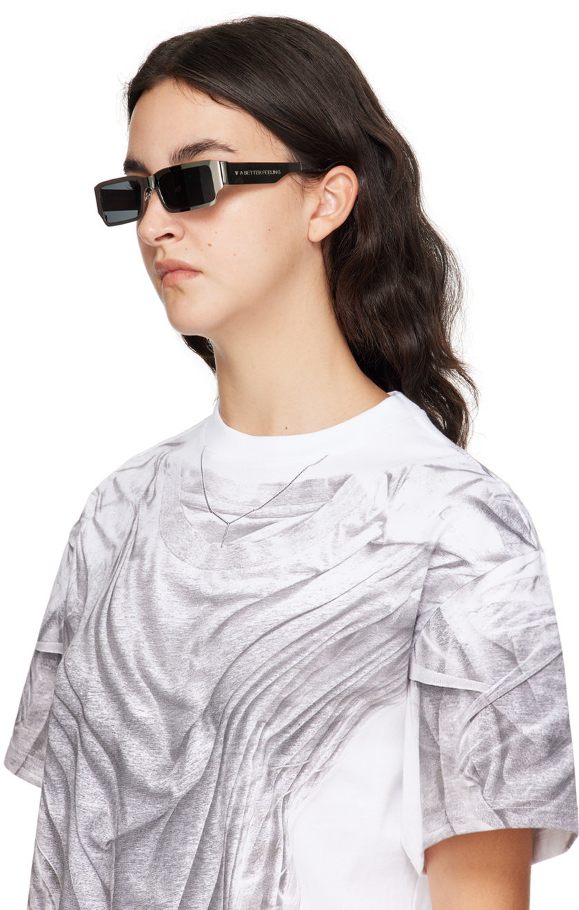 A BETTER FEELING Silver Pollux Sunglasses