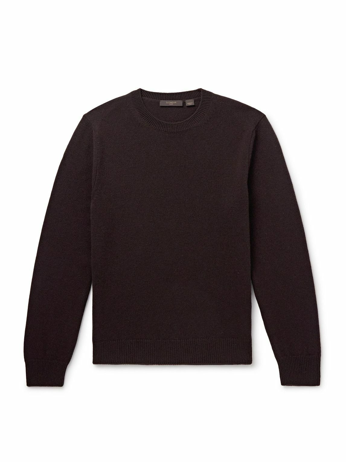Incotex - Zanone Virgin Wool and Cashmere-Blend Sweater - Brown