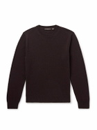 Incotex - Zanone Virgin Wool and Cashmere-Blend Sweater - Brown