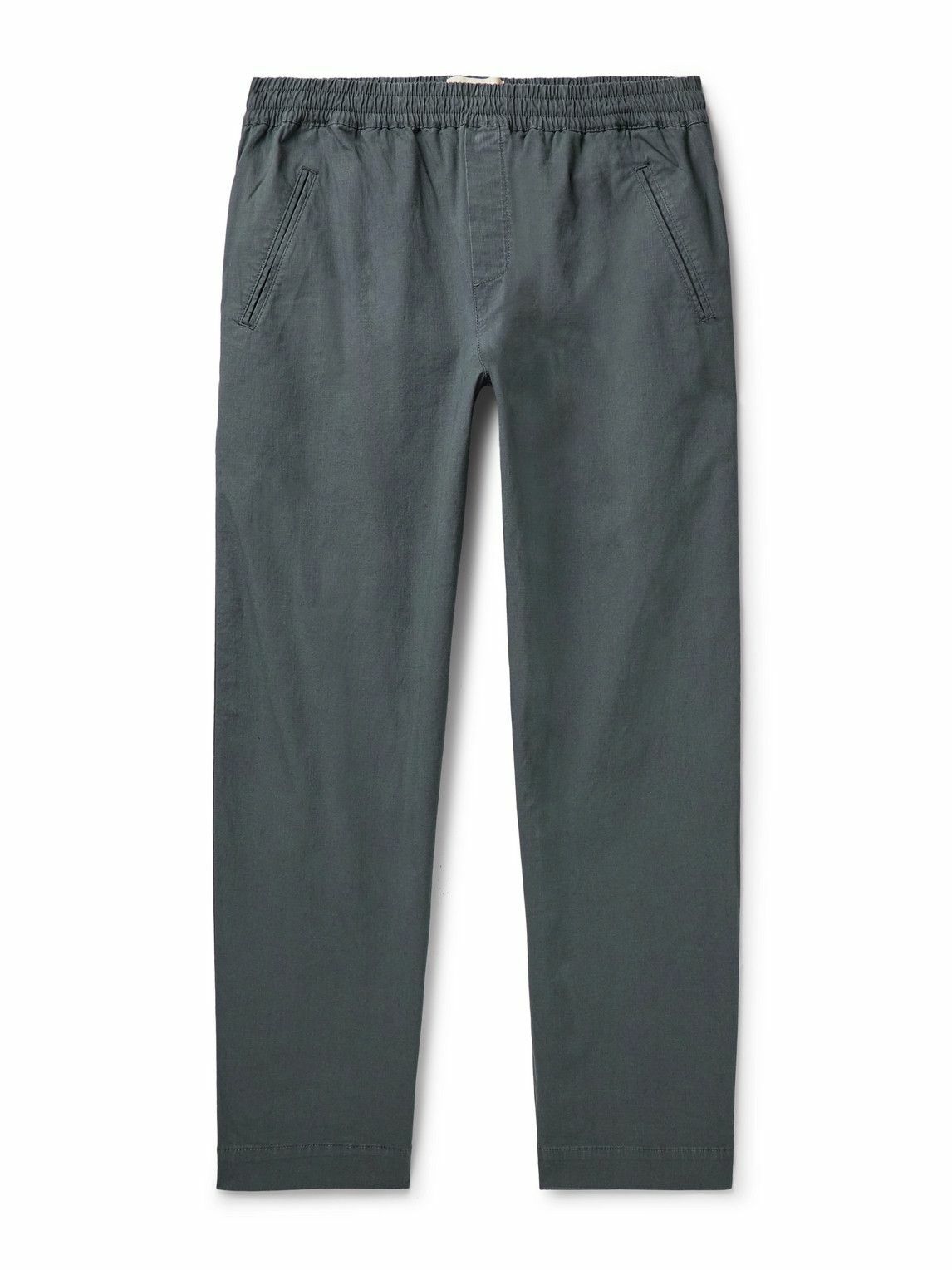 Folk - Assembly Tapered Cotton-Blend Ripstop Trousers - Gray