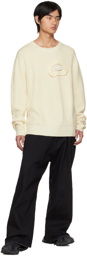 Feng Chen Wang White Double Neck Sweater