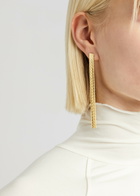 Anissa Kermiche Thin Fil D'or Fringed 18kt Gold-plated Earrings - One Size