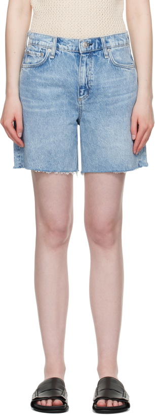Photo: rag & bone Blue Kaia Denim Shorts