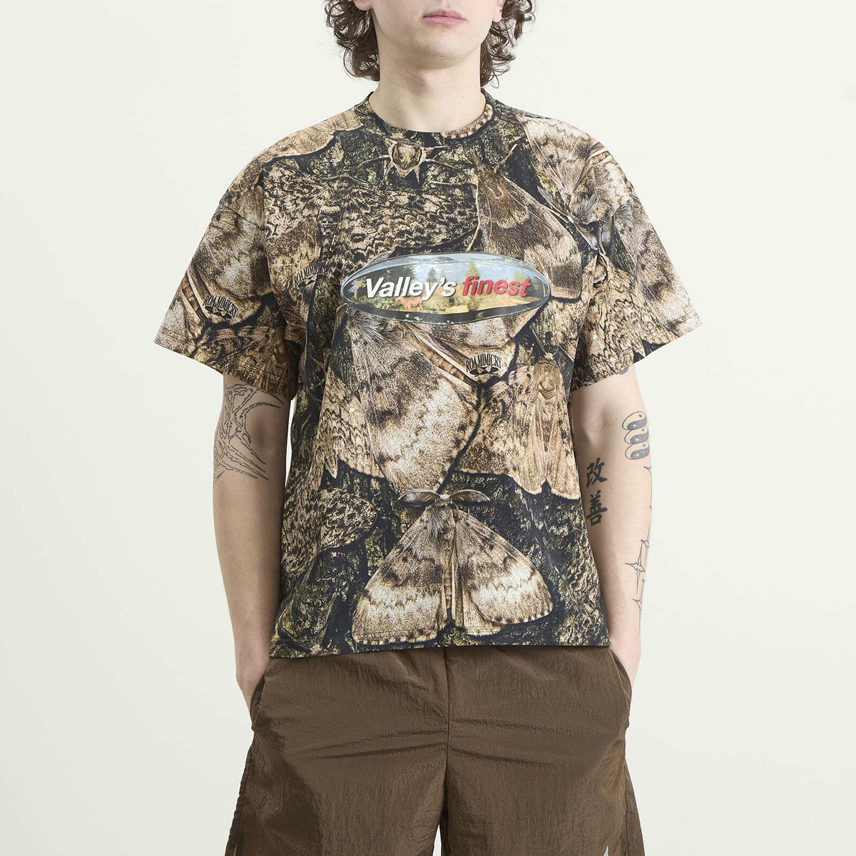 ROA Men's Senter T-Shirt in Brown