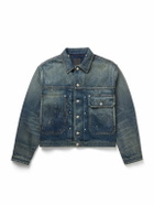 Givenchy - Distressed Denim Jacket - Blue