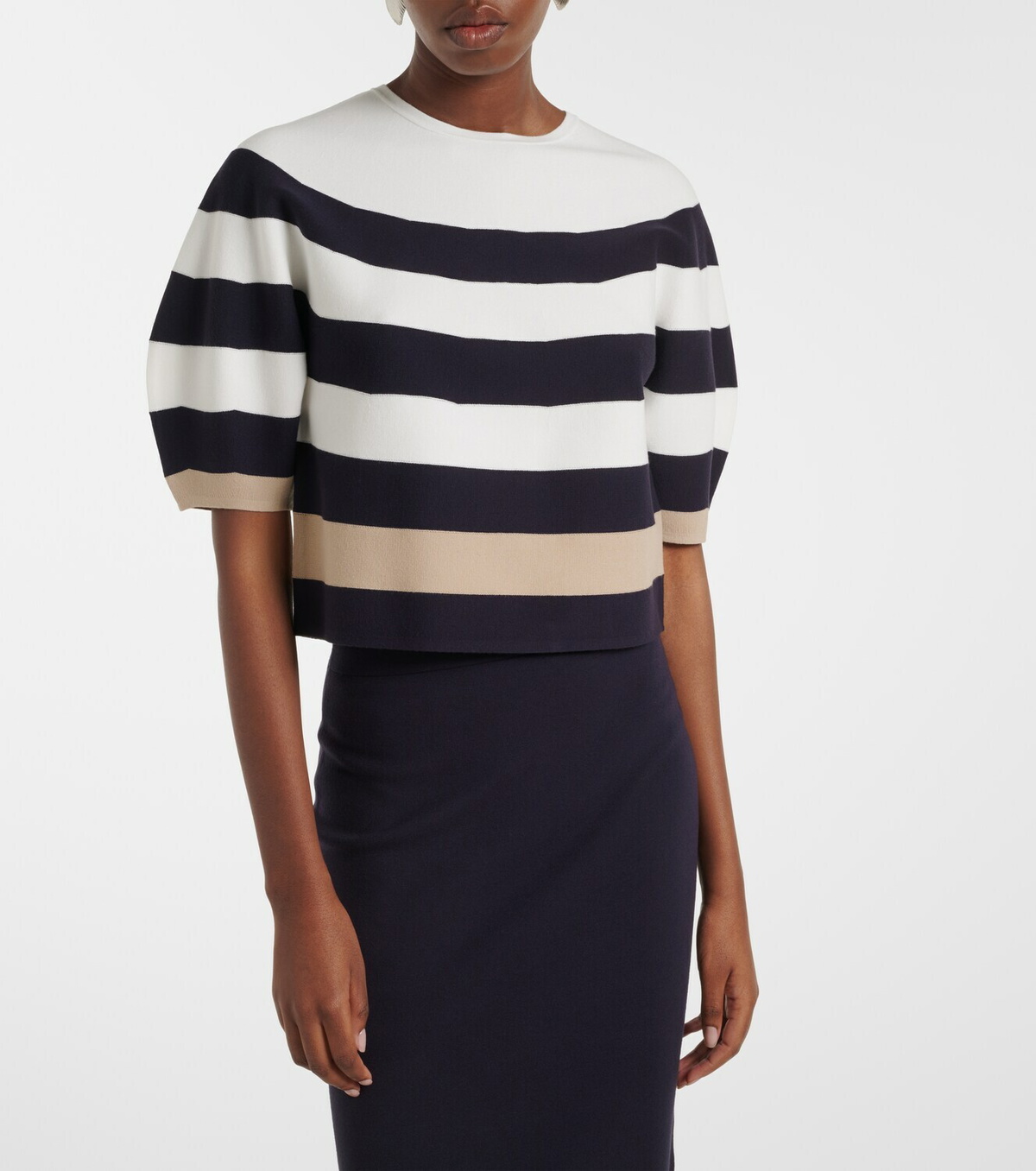 Max Mara Striped knitted sweater