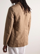 Orlebar Brown - Garret Slim-Fit Unstructured Linen and Cotton-Blend Suit Jacket - Brown