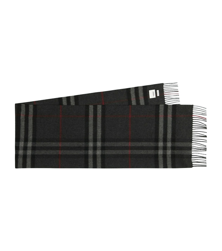 Photo: Burberry - Classic Check cashmere scarf