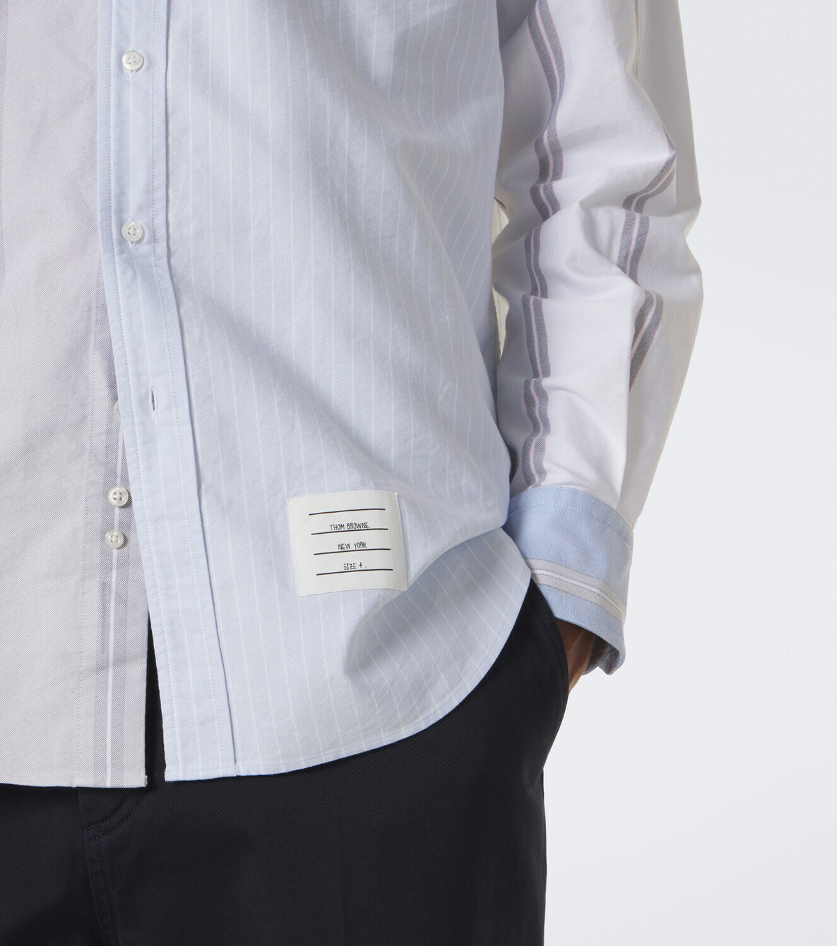 Thom Browne Striped cotton shirt