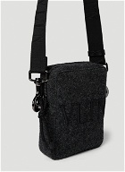 VLTN Ecolab Small Crossbody Bag in Dark Grey