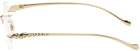 Cartier Gold Oval Glasses