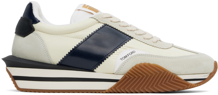 Photo: TOM FORD Off-White James Sneakers