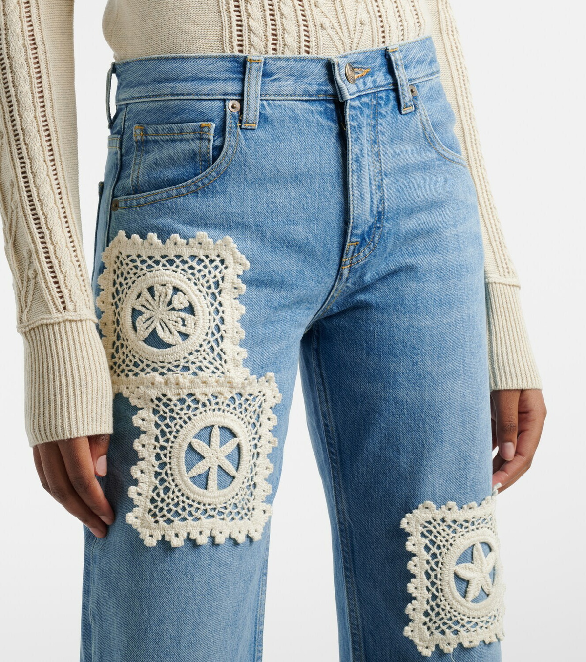 Alanui Island’s Diary straight jeans