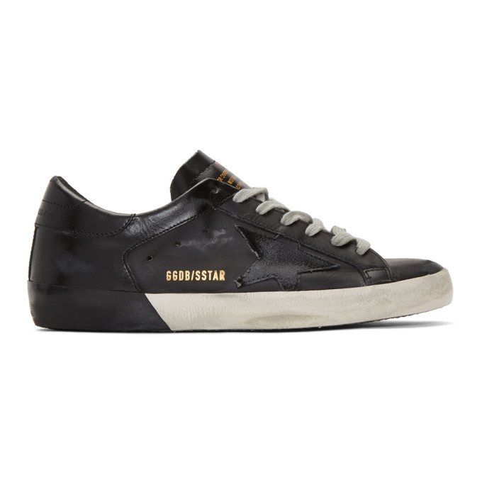 Photo: Golden Goose Black Superstar Sneakers